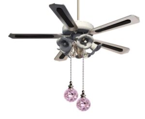 pink pull chain for girls bedroom ceiling fan 