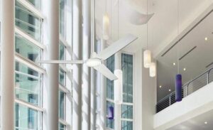 modern design three-bladed ceiling fan