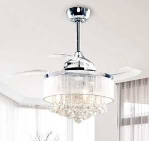 36-inch elegant girls bedroom ceiling fan 