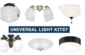 are ceiling fan light kits interchangeable