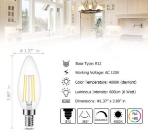 fully dimmable function led ceiling fans bulbs 
